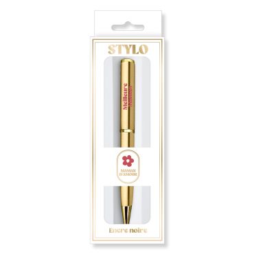 Stylo doré Meilleure Maman dans son étui cadeau | jourdefete.com
