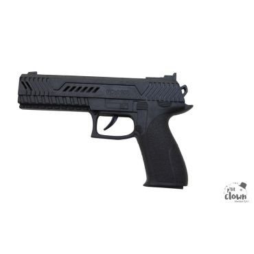 Pistolet automatique noir pour costume de policier | jourdefete.com