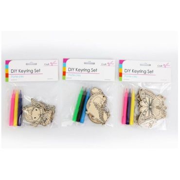 porte-clés à colorier de 13 cm modèle dinosaure | jourdefete.com