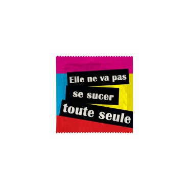 Préservatif Humoristique "Toute Seule"