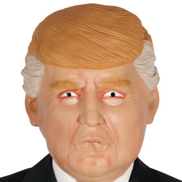 Masque président américain caricatural en latex pour soirée déguisée | jourdefete.com