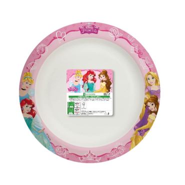 8 assiettes creuses compostables princesses disney | jourdefete.com