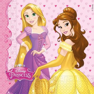 serviettes-disney-princesses-anniversaire | jourdefete.com