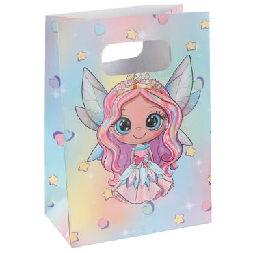 Un lot de 10 sacs cadeaux pour l'anniversaire "P'tite fée" de votre enfant | jourdefete.com