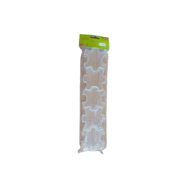 Lot de 5 boîtes transparentes en plexiglas en forme de pièces de puzzle | jourdefete.com