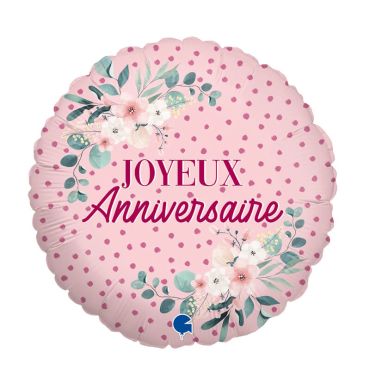 Ne résistez pas devant ce beau ballon orné de fleurs | jourdefete.com