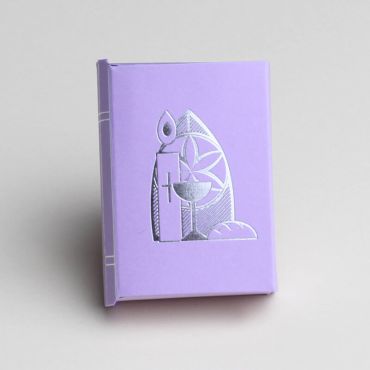 10 contenants à dragées - Missel mauve | jourdefete.com