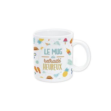 mug-retraite-heureux-cadeau | jourdefete.com
