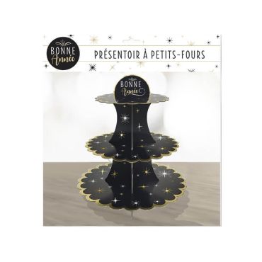 Présentoir à petits fours - Bonne Année Présentoir à petits fours - Bonne Année