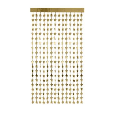 Rideau Etoiles Bonne Année - Or Rideau Etoiles Bonne Année - Or