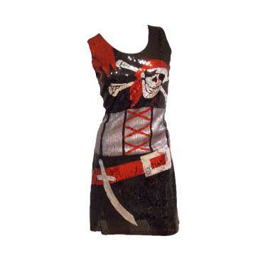 Robe de pirate à sequins