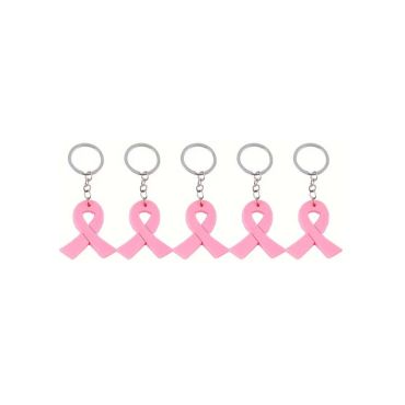 Lot de 5 porte-clés en forme de ruban rose solidaire pour Octobre Rose | jourdefete.com Lot de 5 porte-clés en forme de ruban rose solidaire pour Octobre Rose | jourdefete.com