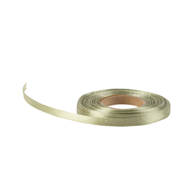 Bobine de ruban satin double face couleur vert sauge | jourdefete.com