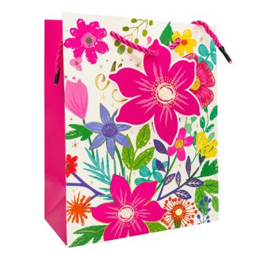 Sac cadeau en papier - Merci - Taille S