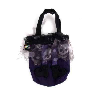 Sac à main "tête de mort" violet