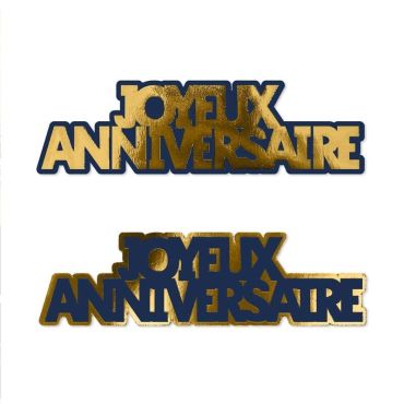 Sachet de 20 décorations de table - Joyeux Anniversaire - Collection Confettis | jourdefete.com