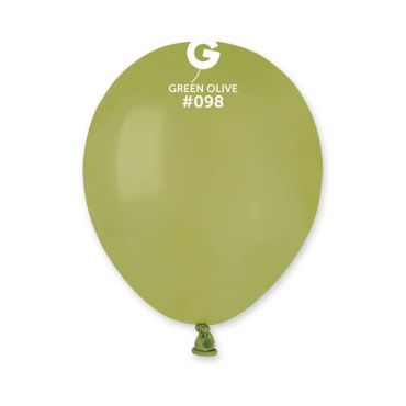 50 ballons standard 13 cm vert olive | jourdefete.com