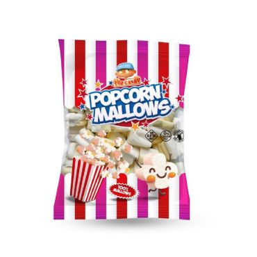 Guimauves Popcorn Mallows au design cinéma, sachet festif pour enfants | jourdefete.com