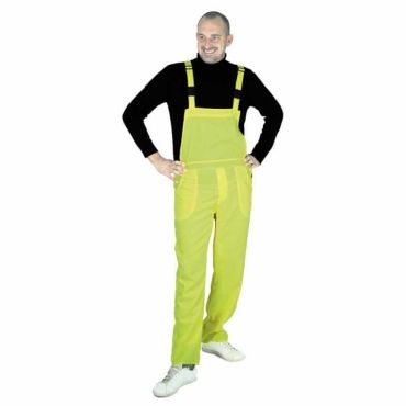 Salopette Jaune Fluo Adulte - Taille Unique