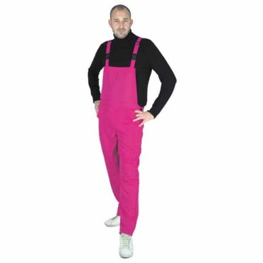 Salopette Rose Fluo Adulte - Taille Unique