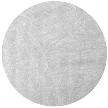 10 Sets de table ronds brillants - Argenté