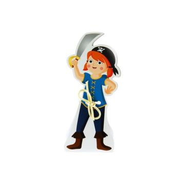 Lot de 10 contenants à dragées - Fille Pirate | jourdefete.com