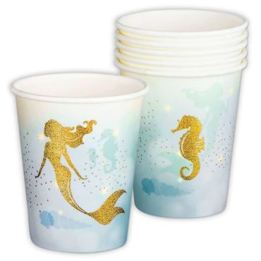 gobelets-anniversaire-sirene-mermaid | jourdefete.com