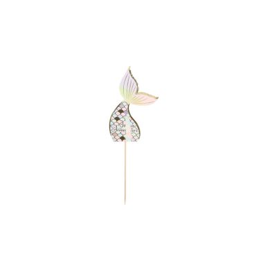 cake topper joyeux anniversaire collection Sirène