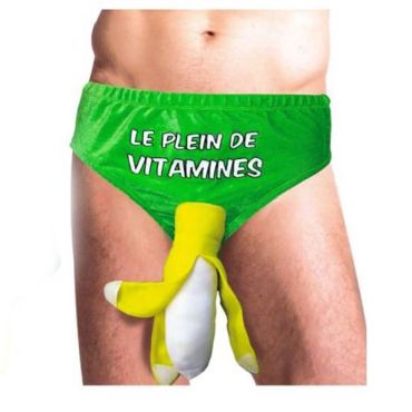 Slip Banane "Le plein de Vitamines"