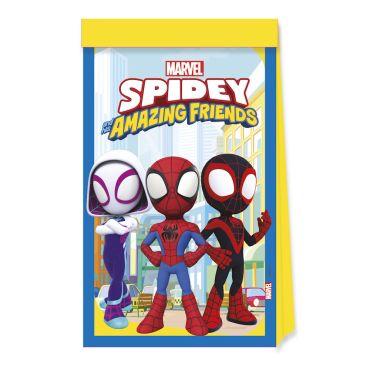 Sacs cadeaux en papier Spidey et ses Amis Extraordinaires | jourdefete.com