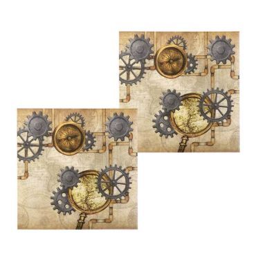 serviettes-steampunk-industriel-decoration | jourdefete.com serviettes-steampunk-industriel-decoration | jourdefete.com