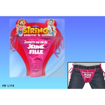 String J'enterre Ma vie de Jeune Fille String J'enterre Ma vie de Jeune Fille