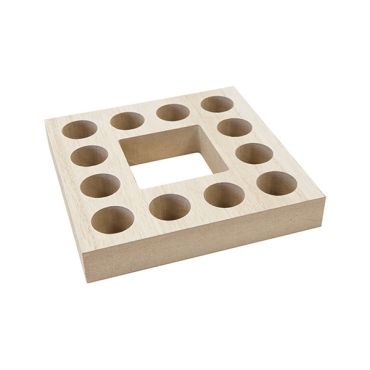 Support carré pour tubes à essai, parfait pour une déco élégante et moderne | jourdefete.com