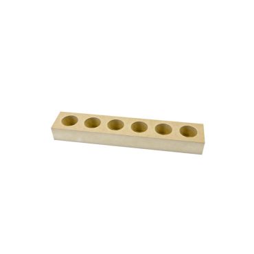 support en bois pour 6 tubes à essai pour dragées | jourdefete.com