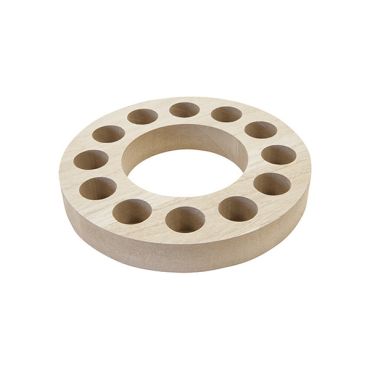 Support bois rond pour tubes à essai, accessoire déco et créatif pour mariages et réceptions | jourdefete.com