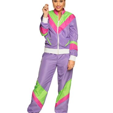 Survetement annees 80 Femme Taille au Choix Jour de Fete Annees 80 Top Themes