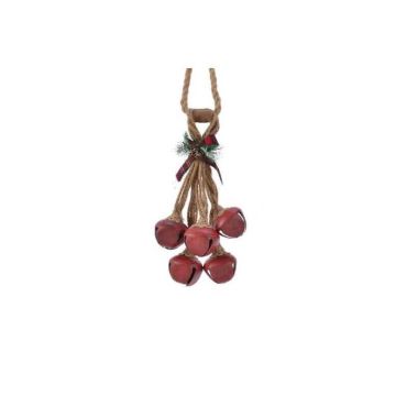 suspension de grelots avec nœud tartan couleur au choix | jourdefete.com