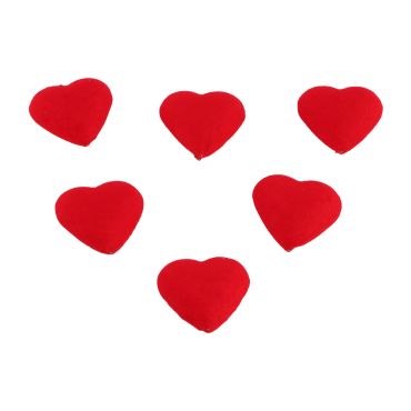 Cœurs floqués rouges décoratifs Saint-Valentin | jourdefete.com Cœurs floqués rouges décoratifs Saint-Valentin | jourdefete.com