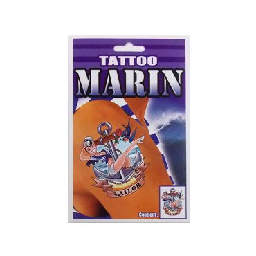 Tatouage temporaire adulte - Marin Tatouage temporaire adulte - Marin