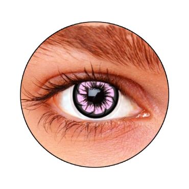 Lentilles "Tokyo" Rose et Violet - 1 an (sans correction)