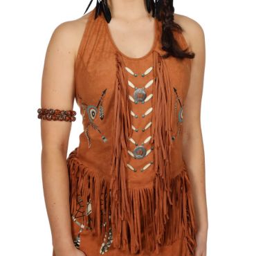 Déguisement Femme - Top d'Indienne - Taille Unique | jourdefete.com
