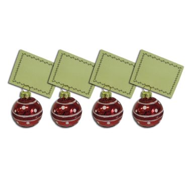 Portes Cartes Boules de Noël