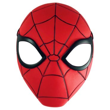 Masque Spider-Man pour enfant, accessoire de déguisement rouge et noir | jourdefete.com