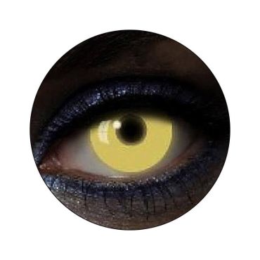 Lentilles UV Jaune - 1 an (sans correction)