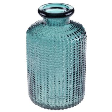Un magnifique vase en verre de couleur bleu canard pour votre événement | jourdefete.com