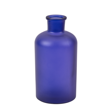Vase en verre bleu roi, design épuré et chic | jourdefete.com