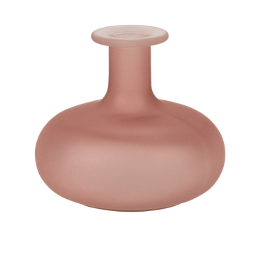 Vase en verre rose Emy, élégant et raffiné pour une décoration festive | jourdefete.com