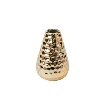 vase soliflore en ceramique rose ou or modele au choix | jourdefete.com