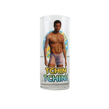 Verre "Strip-Tease" Homme - Tchin Tchin !