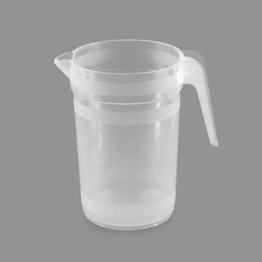 Carafe en plastique transparente 1 litre avec anse pratique | jourdefete.com